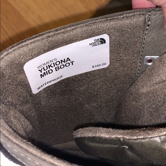 NEW The North Face Yukiona Mid Boots Tarmac Green - Picture 12 of 14